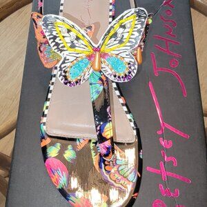 Betsy Johnson Dacie Butterfly Sandals Size 7.5